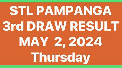 stl pampanga today 8pm|STL Result Today, August 8, 2024 .